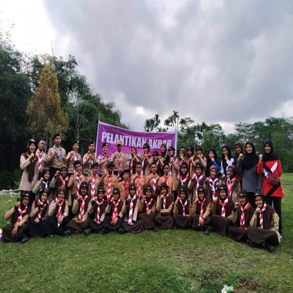 Tingkatkan Kemandirian, Pramuka MA Laboratorium UIN SU Laksanakan Pelantikan Akbar